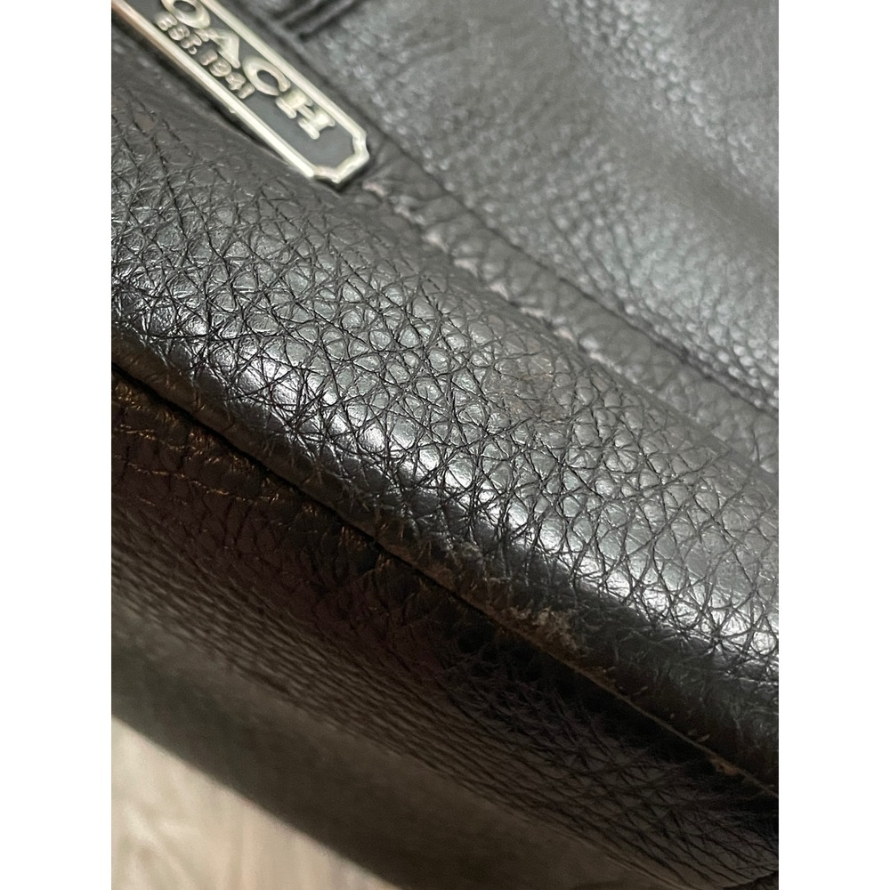 Coach Park Carrie Pebbled Leather Tote Bag - Picture 15 of 15